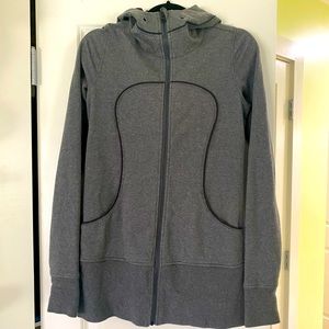 Longline Live Simply Zip Up Hoodie